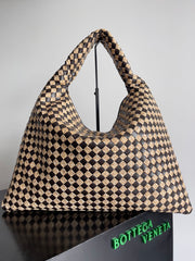 BV Hop Beige mix Brown Raffia Cowhide 249693