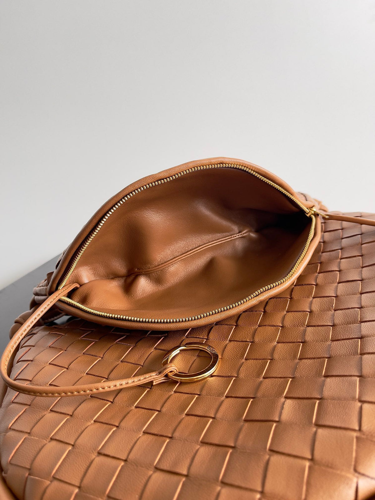 BV GemeIIi 36cm Bag Brown Calfskin 249687