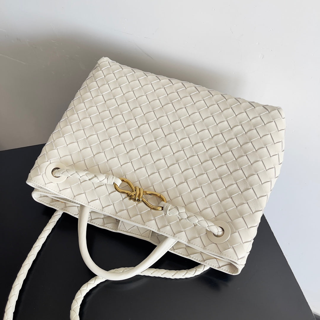 BV Andiamo Bag Cream Nappa Leather 249679