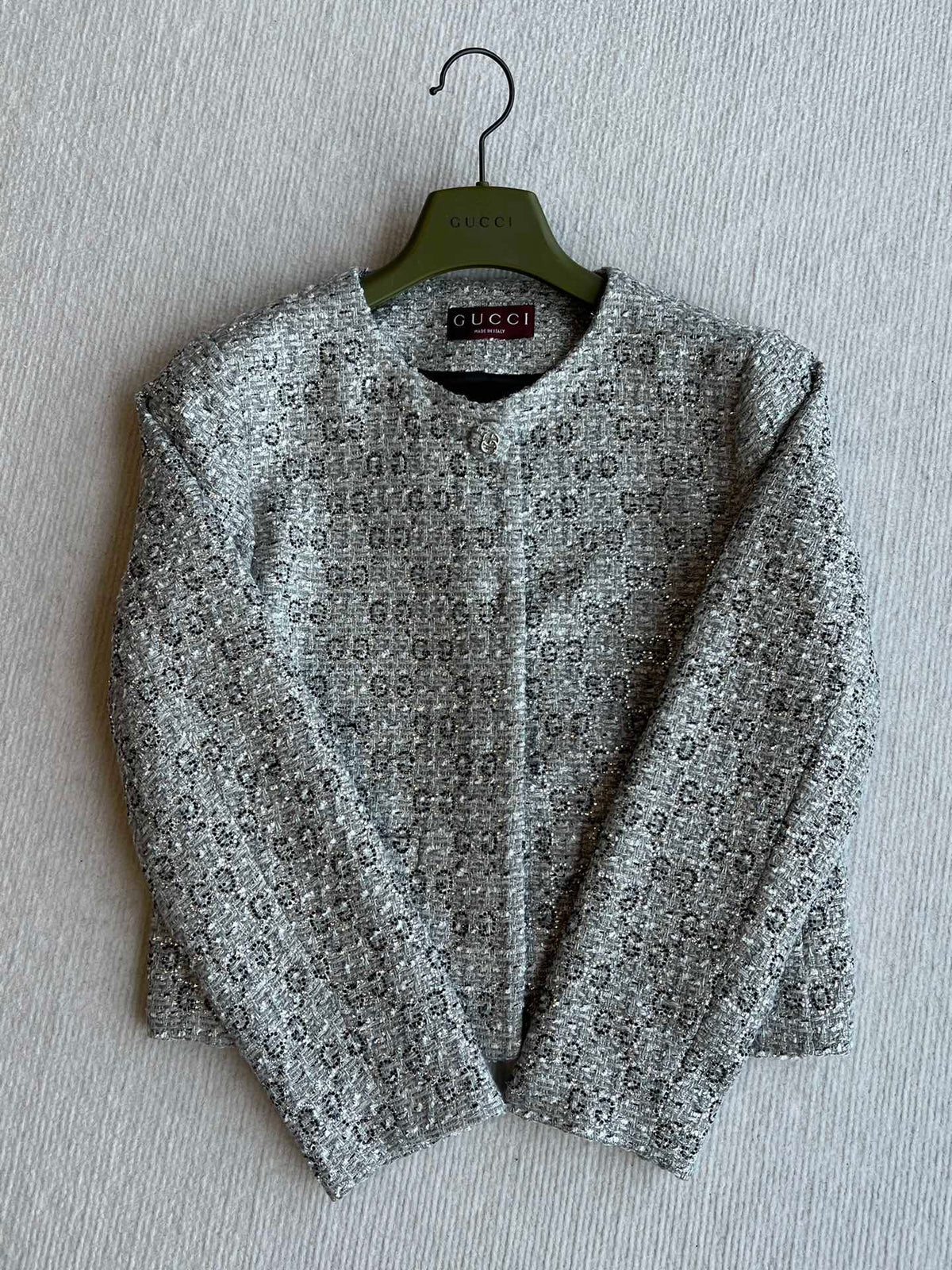 GG 25 Jacket Gray Diamond Tweed 0016
