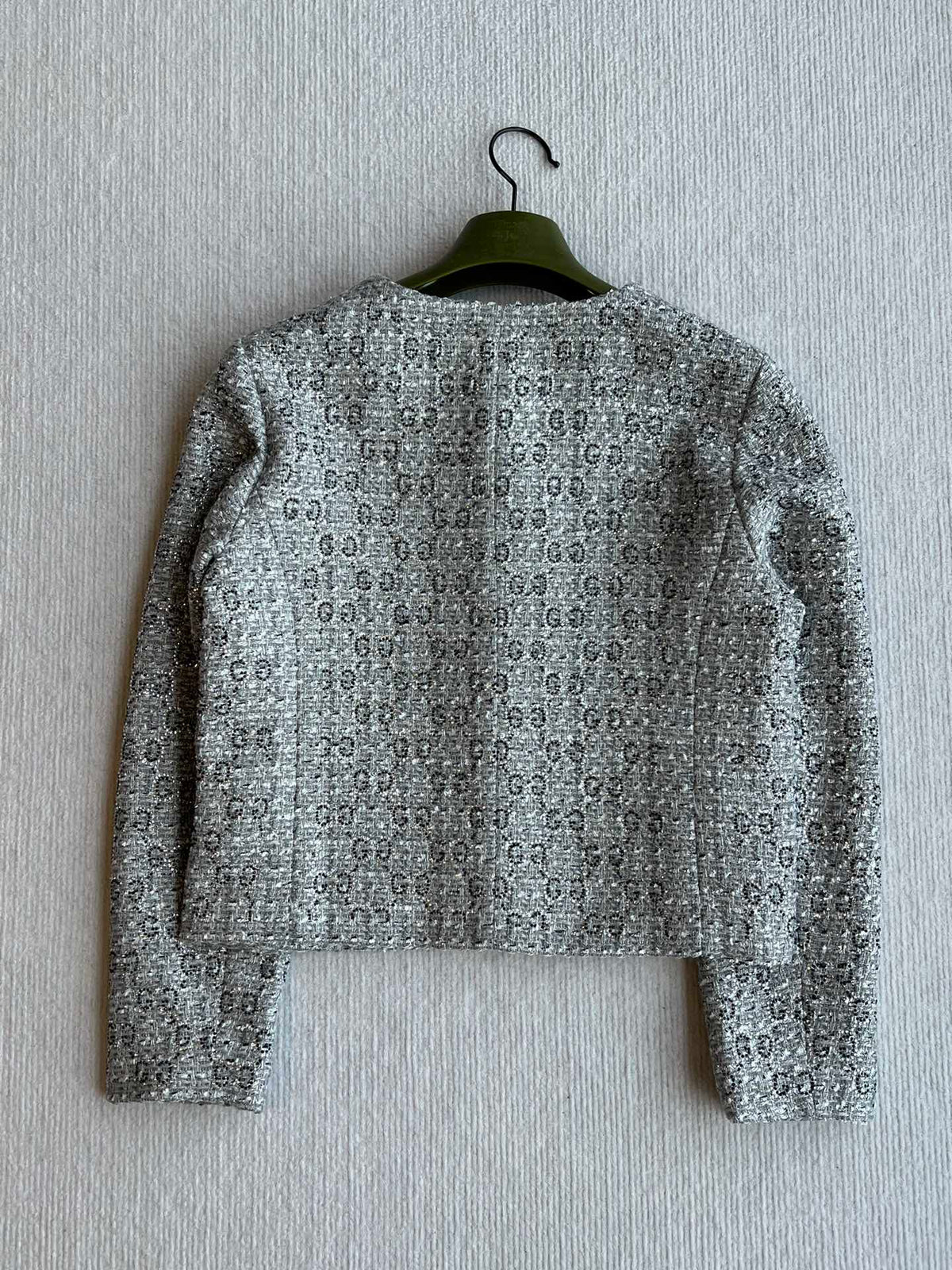 GG 25 Jacket Gray Diamond Tweed 0016