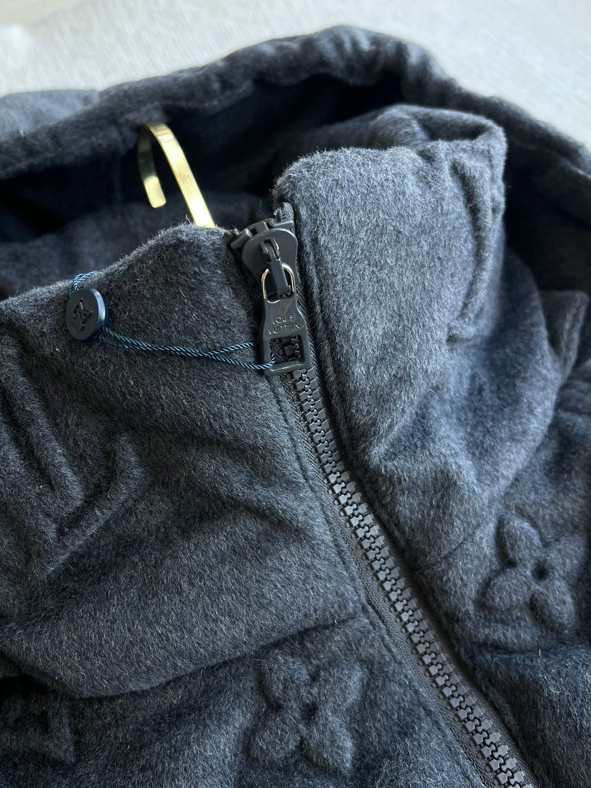 LV 25 Jacket Dark Gray Cashmere Cotton 306787