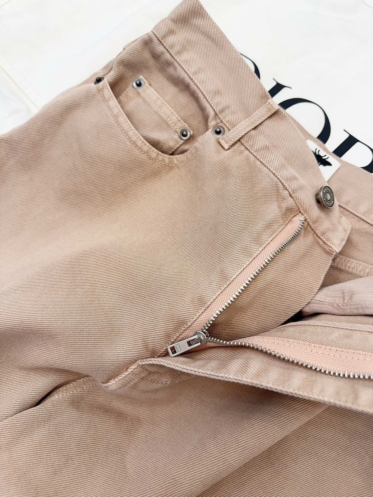 CD 25 Straight Jeans Smoky Pink Cotton