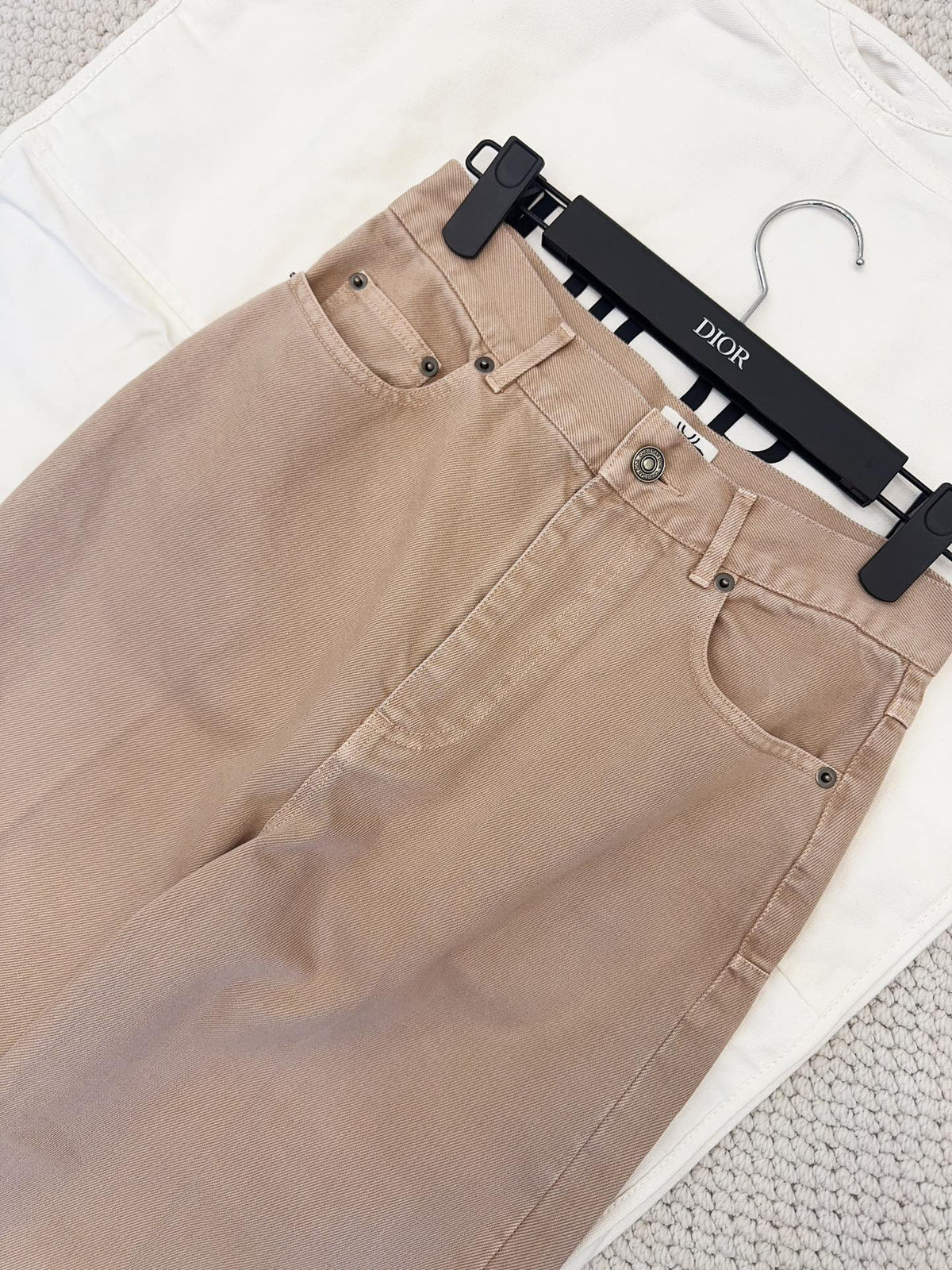 CD 25 Straight Jeans Smoky Pink Cotton