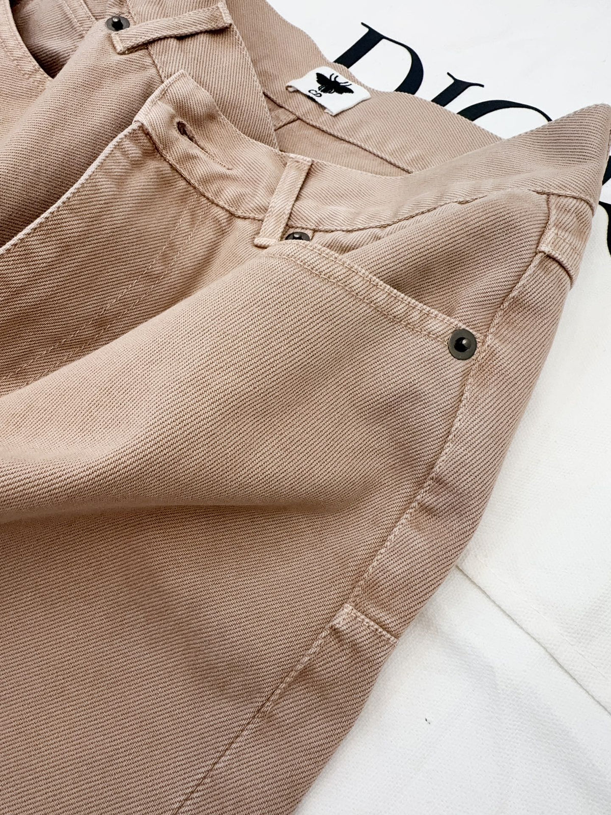 CD 25 Straight Jeans Smoky Pink Cotton