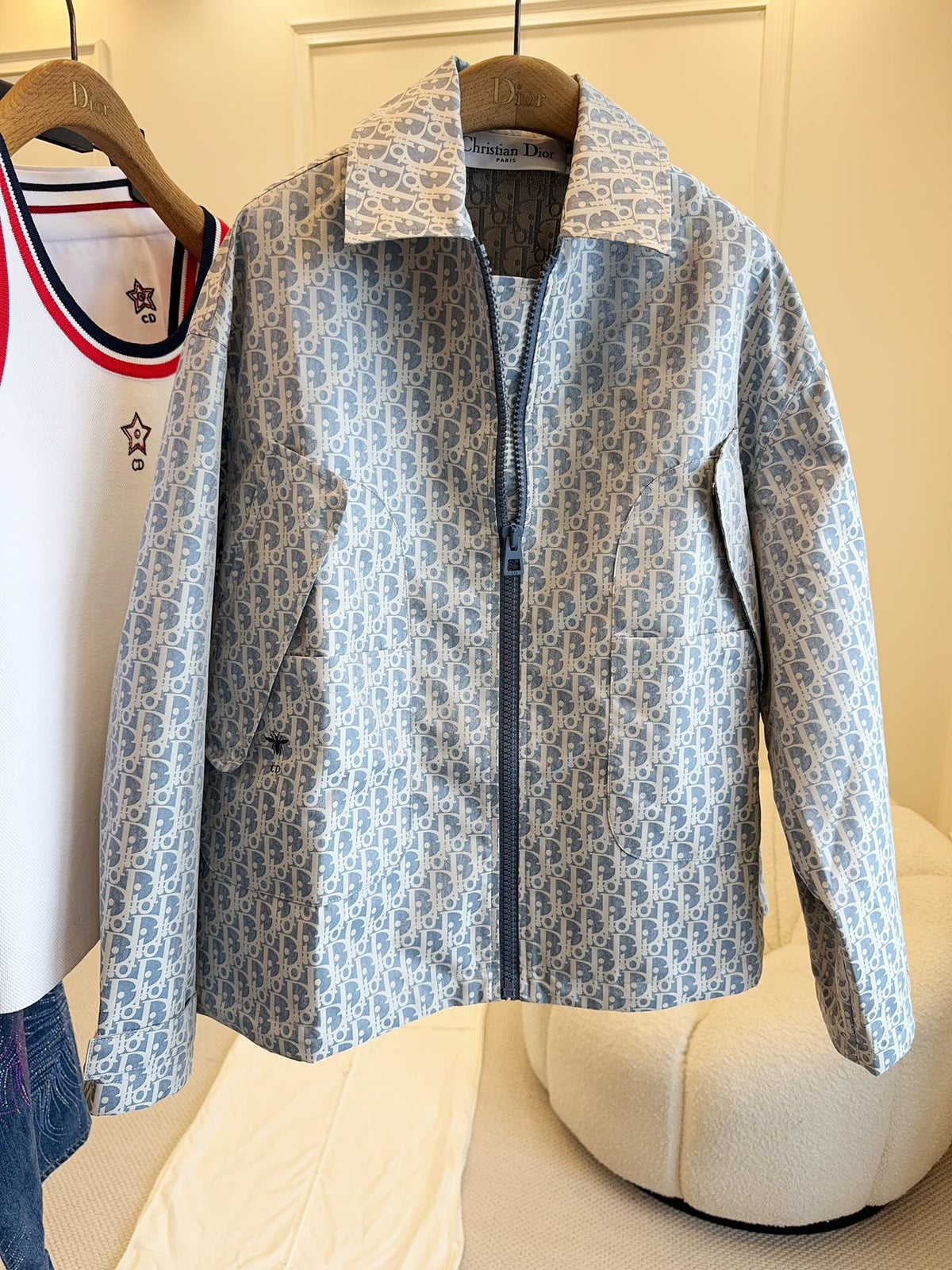 CD 25 Jacket Light Blue Polyester