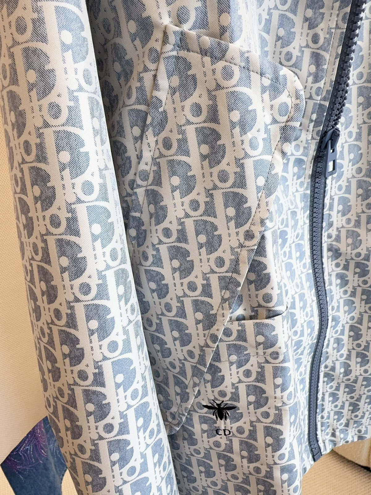 CD 25 Jacket Light Blue Polyester