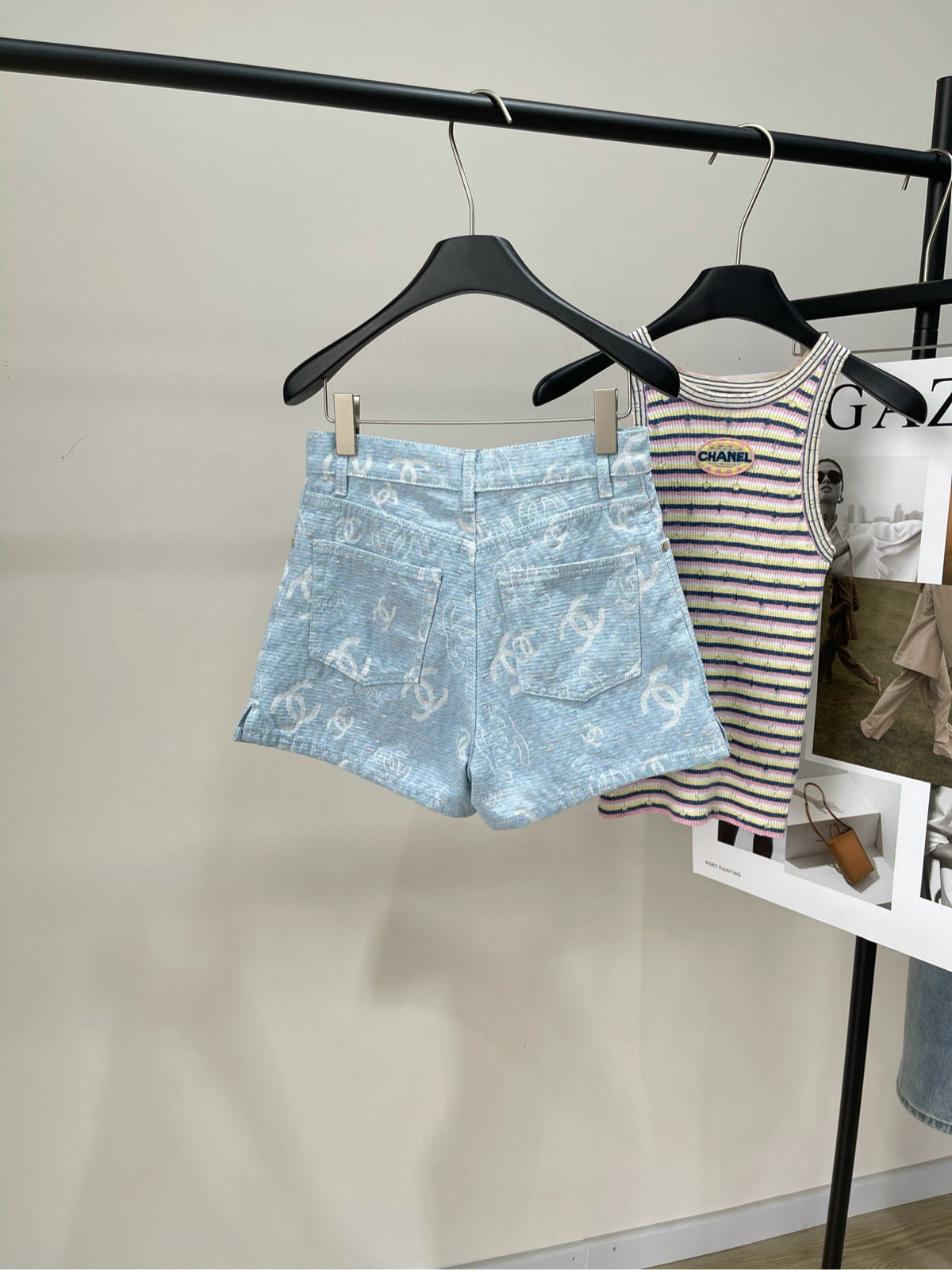 CC Short Light Blue Demin Cotton 233616
