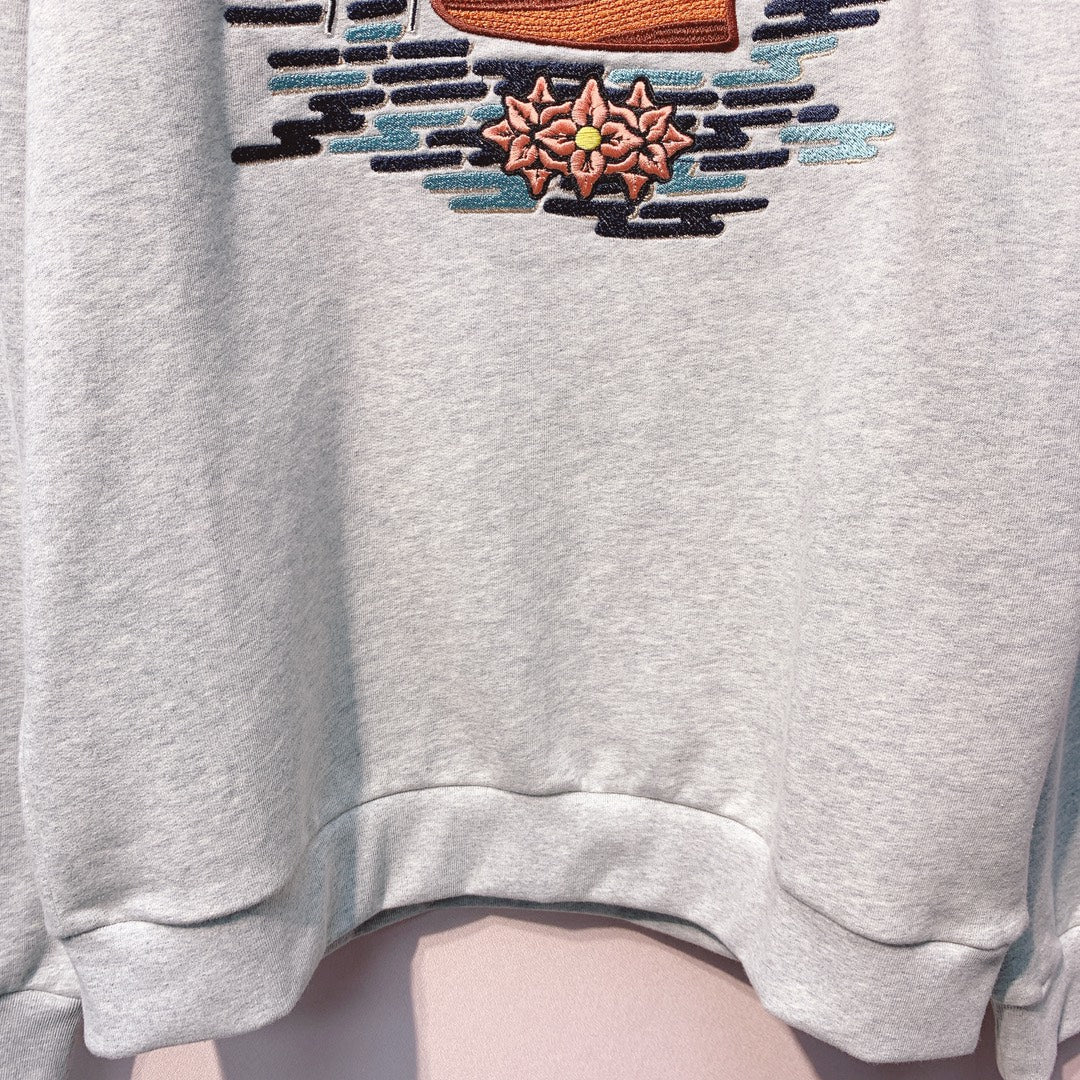 LV 25 Sweater Gray mix Colors Cotton 293396