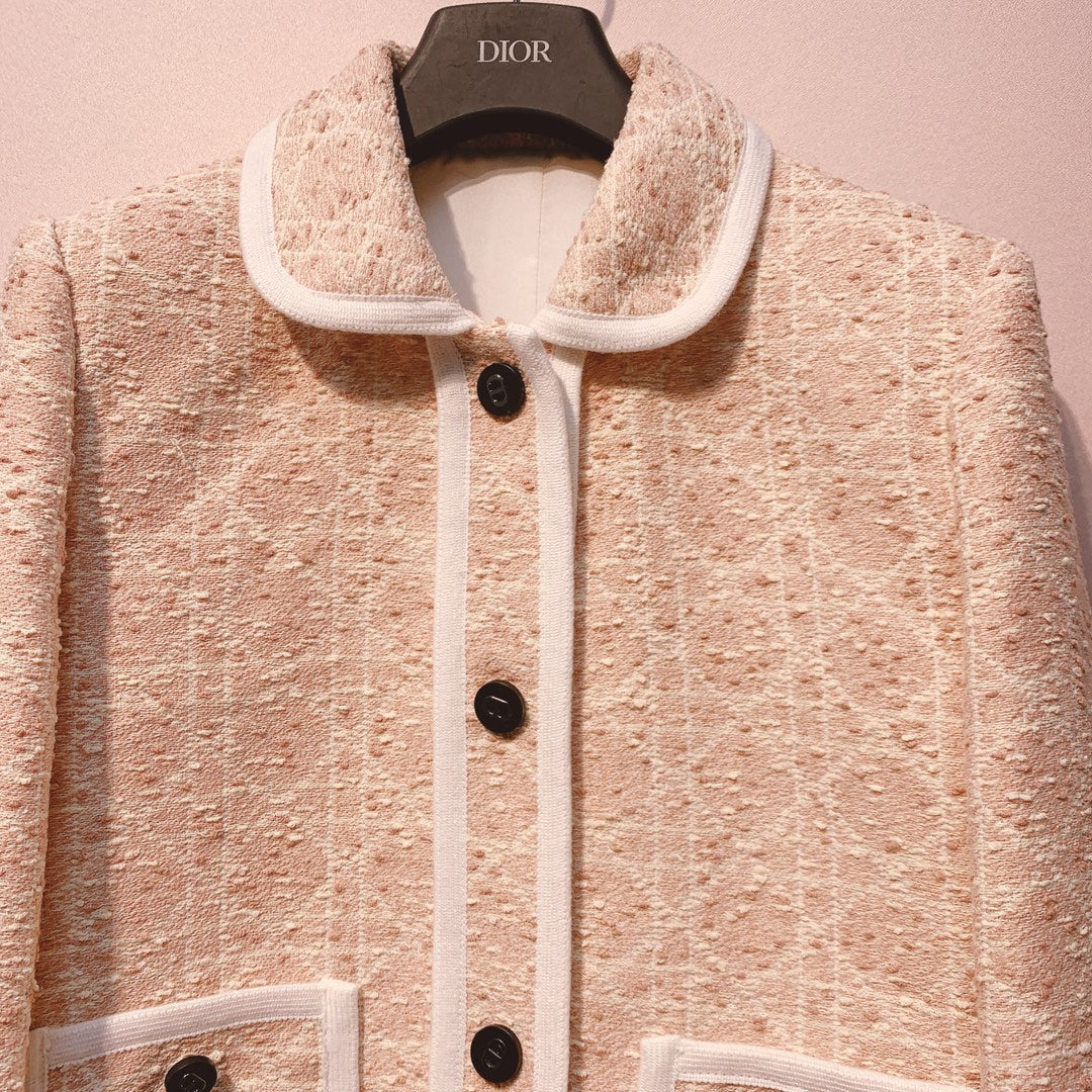 CD 25 Jacket Beige Plaid Cotton 296147