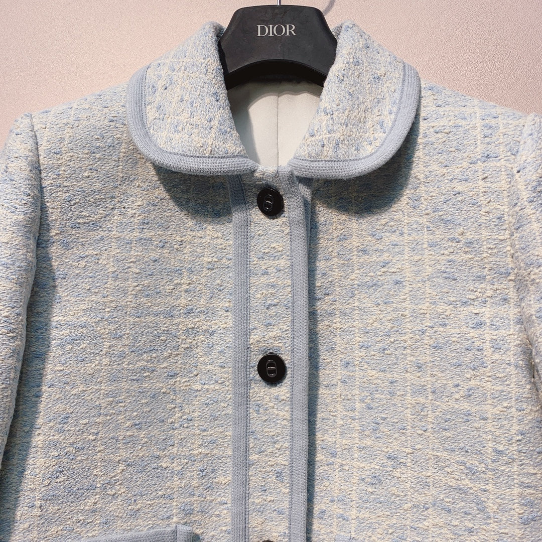 CD 25 Cloud Stripe Jacket Could Blue 301545