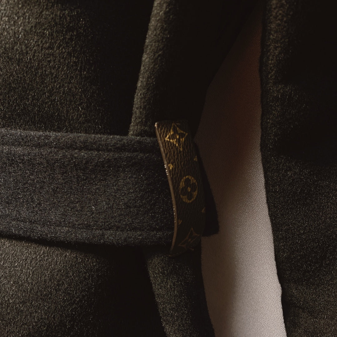 LV 25 Jacket Black White Wool 301574