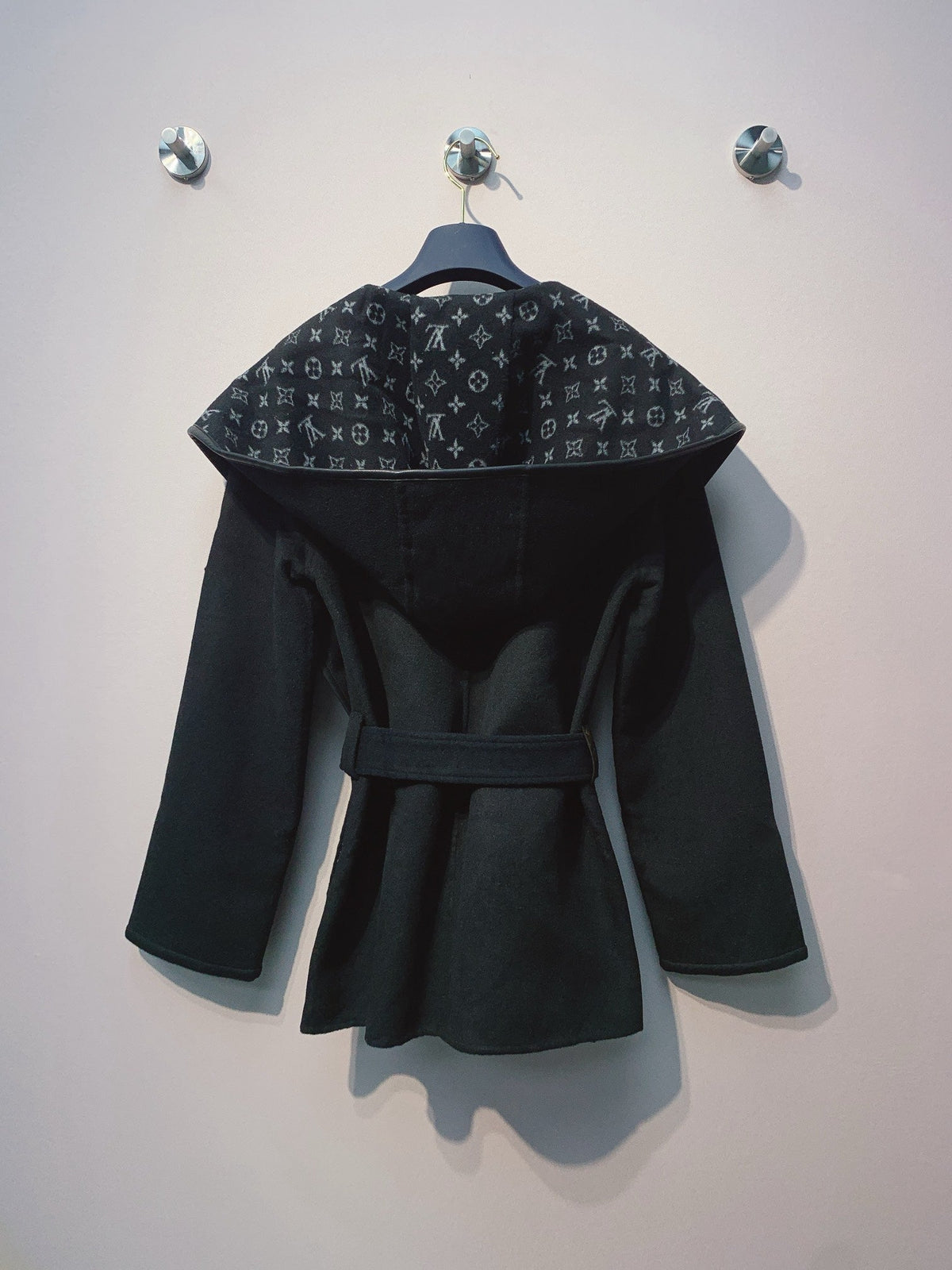 LV 25 Jacket Black White Wool 301574