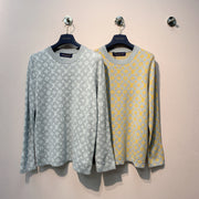 LV 25 Jacquard Round Neck Knit Sweater 305582