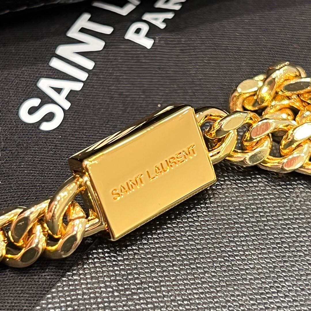 YSL 2026 Kate Medium Chain Bag 20cm Leather
