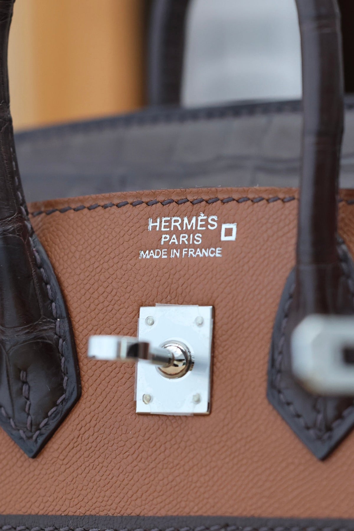 HM Birkin Faubourg Touch 20 Golden Brown Madame with Epsom 228953