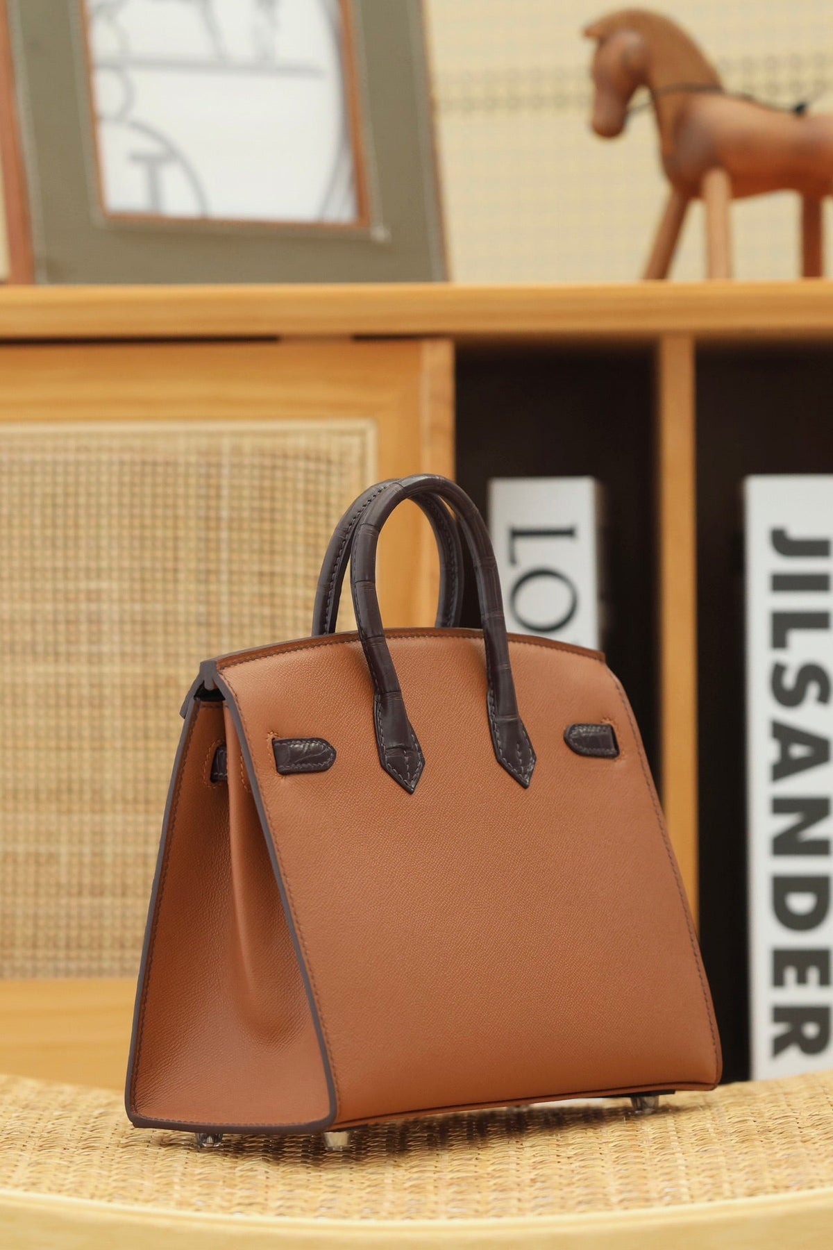 HM Birkin Faubourg Touch 20 Golden Brown Madame with Epsom 228953