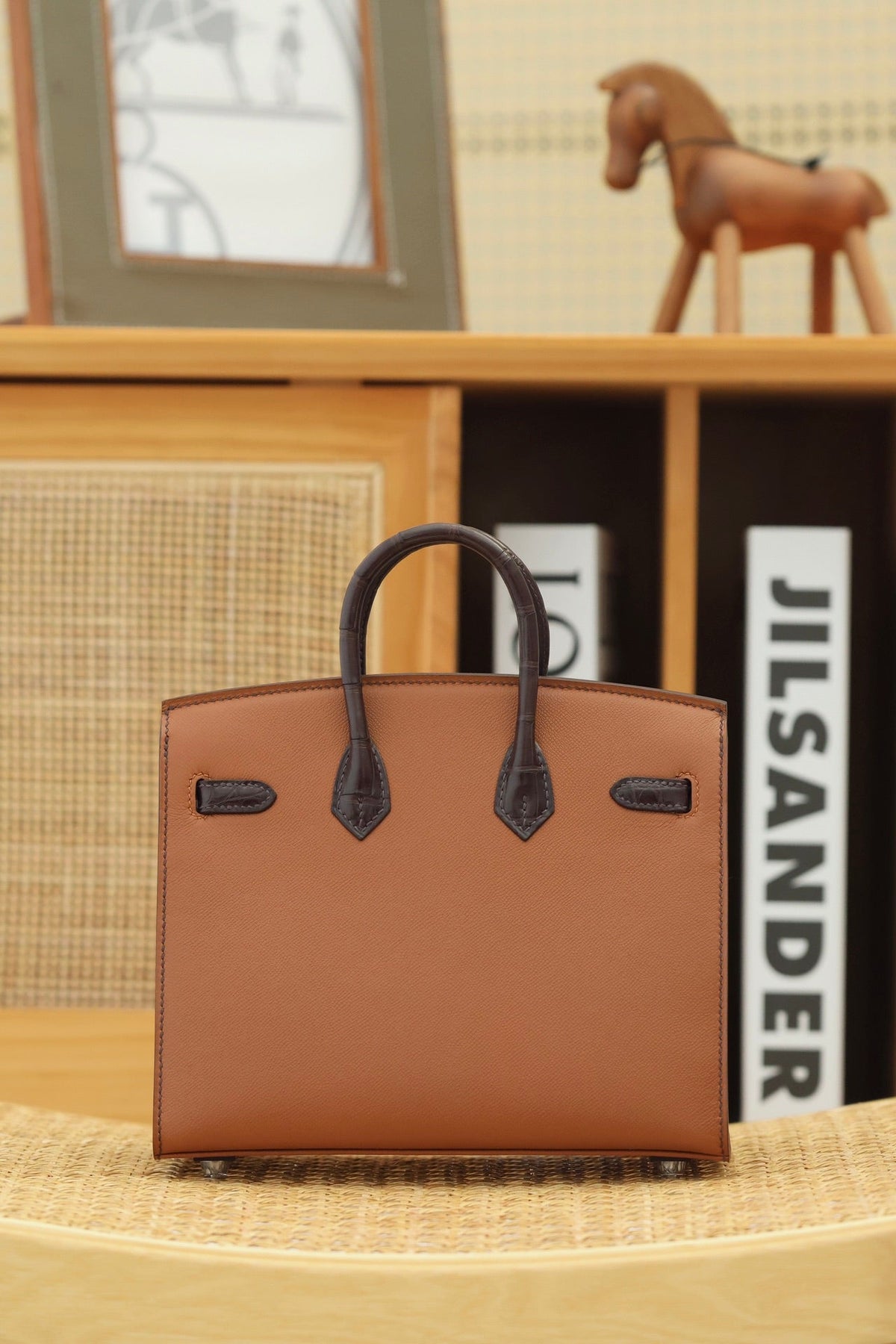 HM Birkin Faubourg Touch 20 Golden Brown Madame with Epsom 228953
