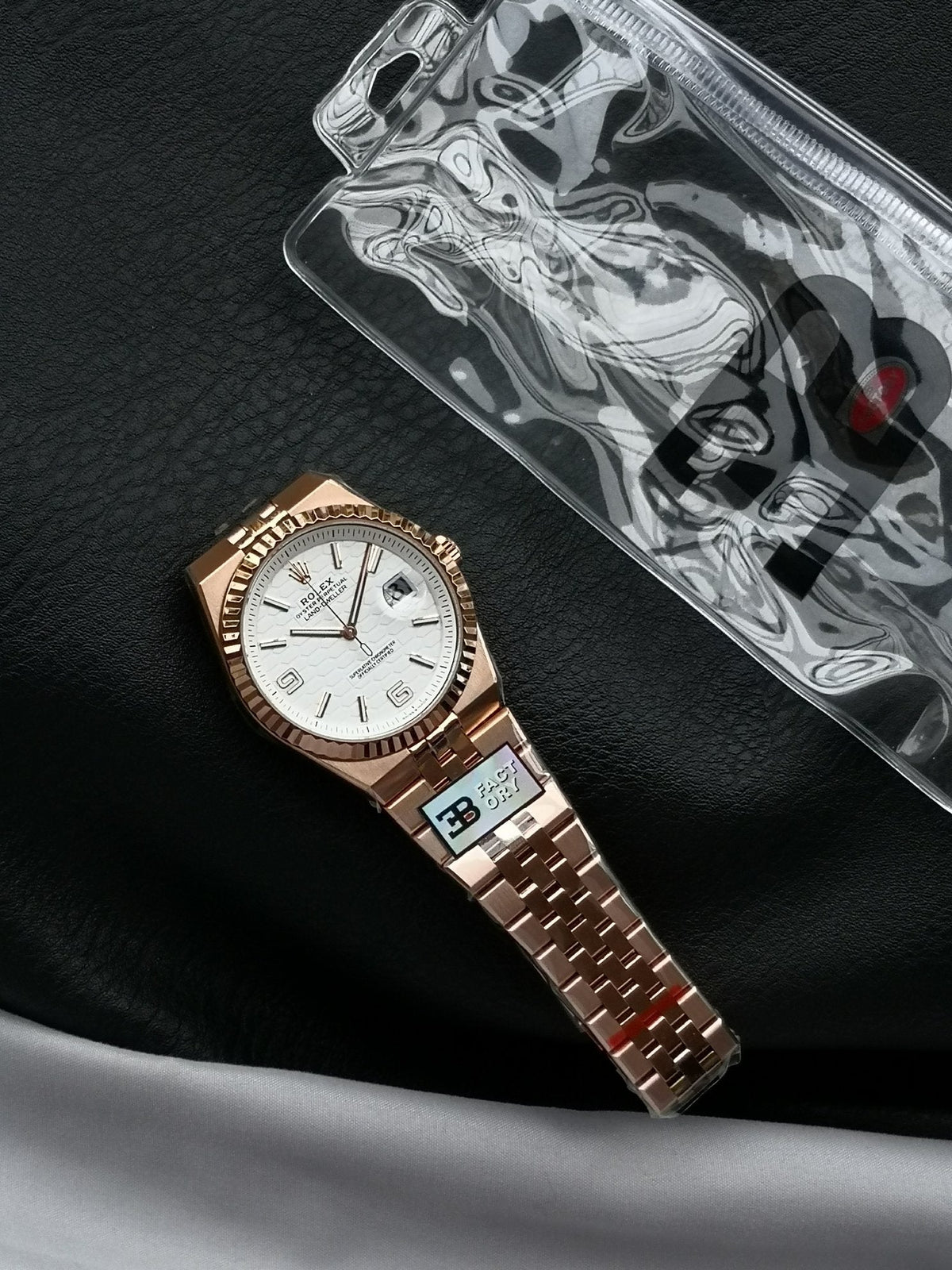 Rolex Land Dweller 40mm Pink Gold White