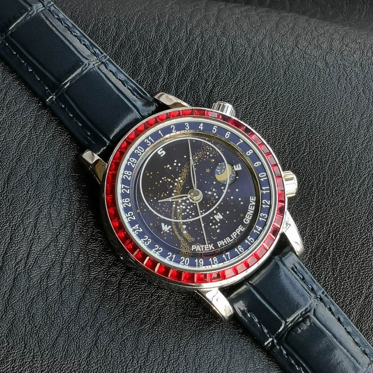 Patek Philippe Celestial Grand Complication 44mm Red Gemstones Blue Dial