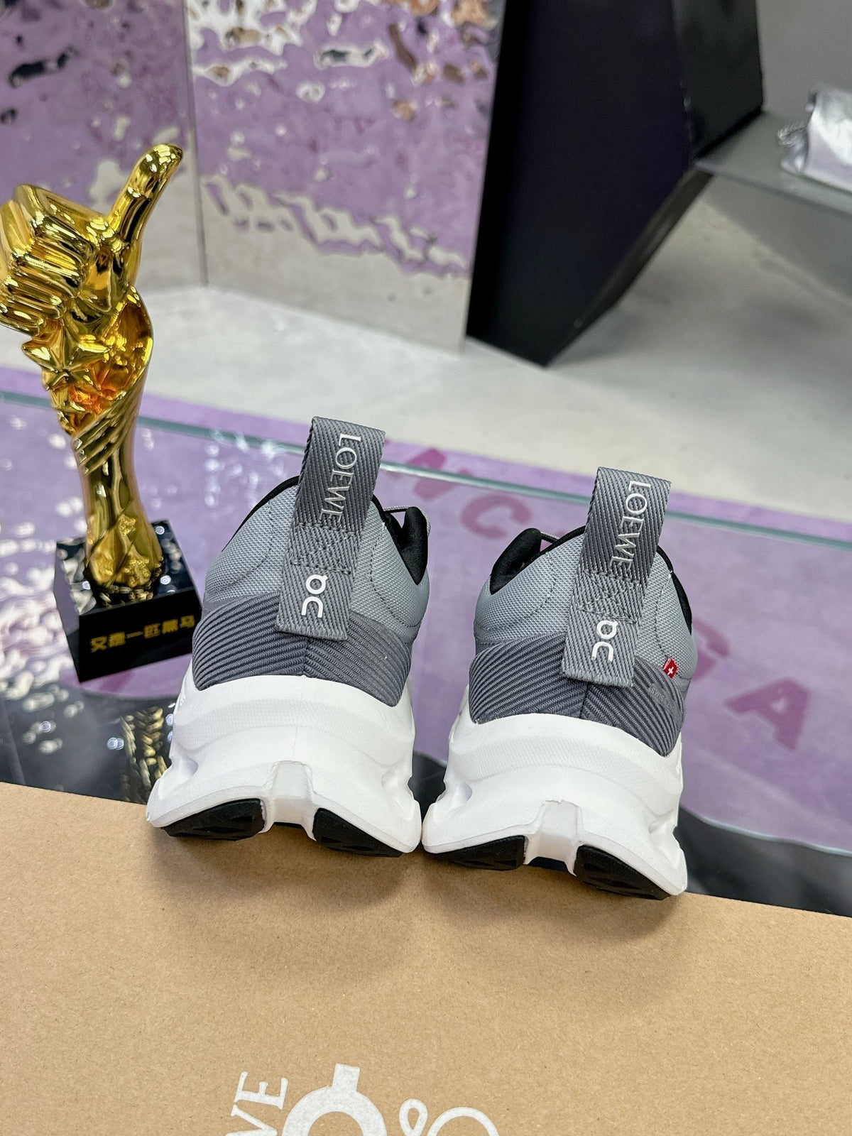Loewe x Running Cloudtilt2.0 Sneaker Grey Calfskin