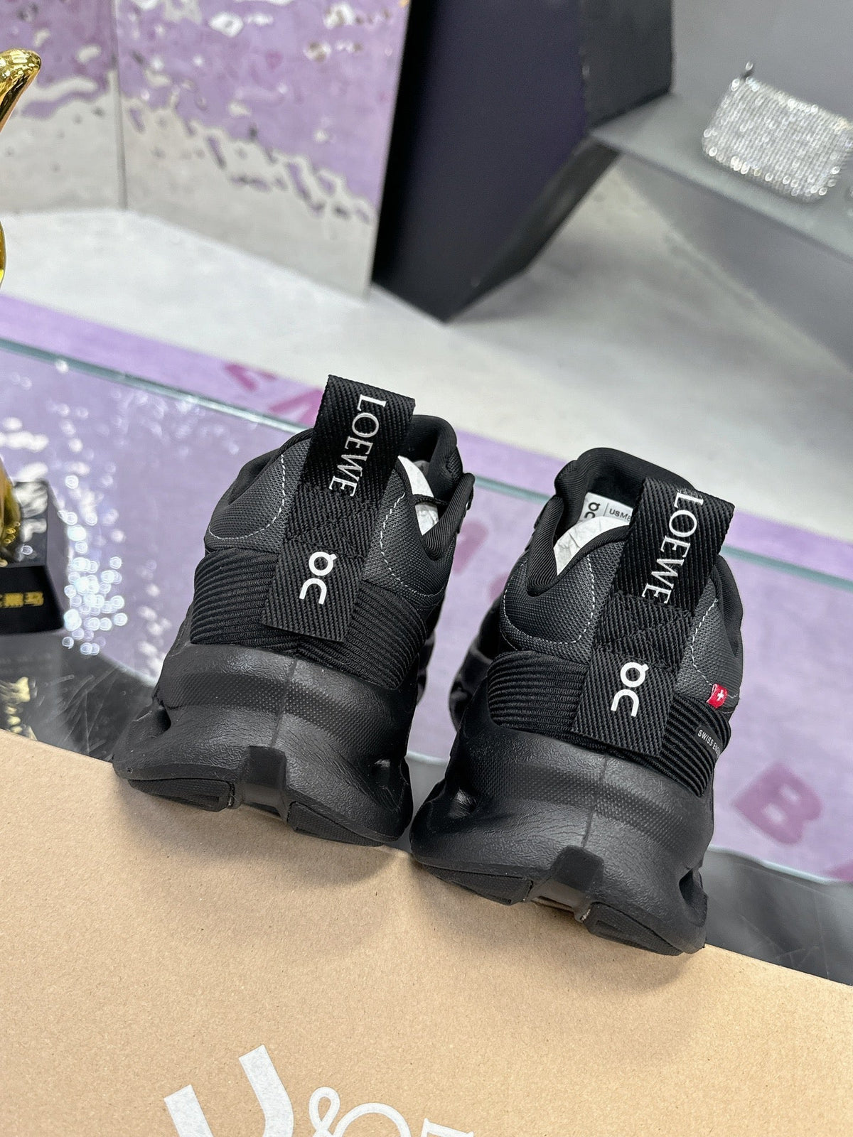 Loewe x Running Cloudtilt2.0 Sneaker Full Black Calfskin