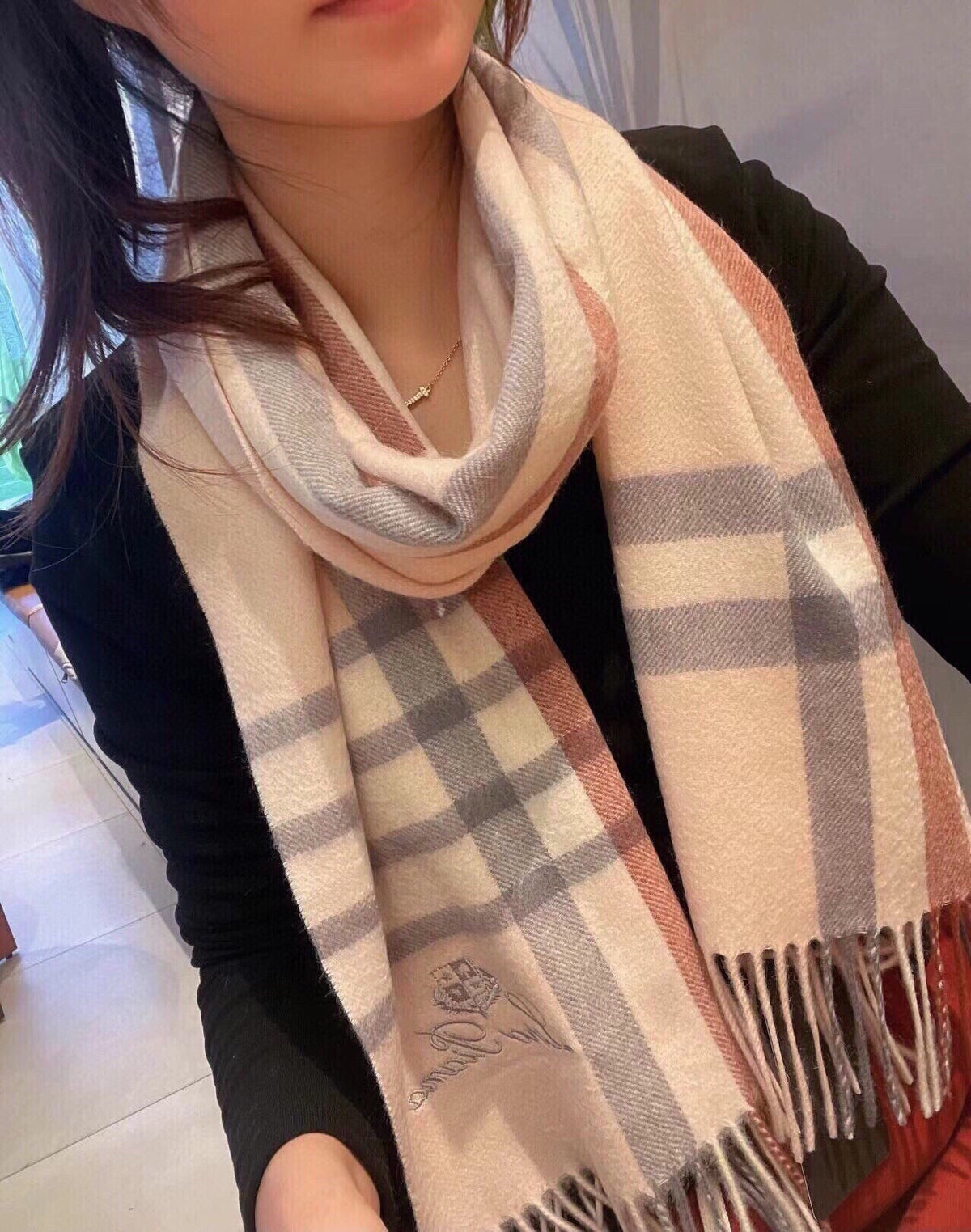LP Scarf 180 CM In Colorful Cashmere 170533