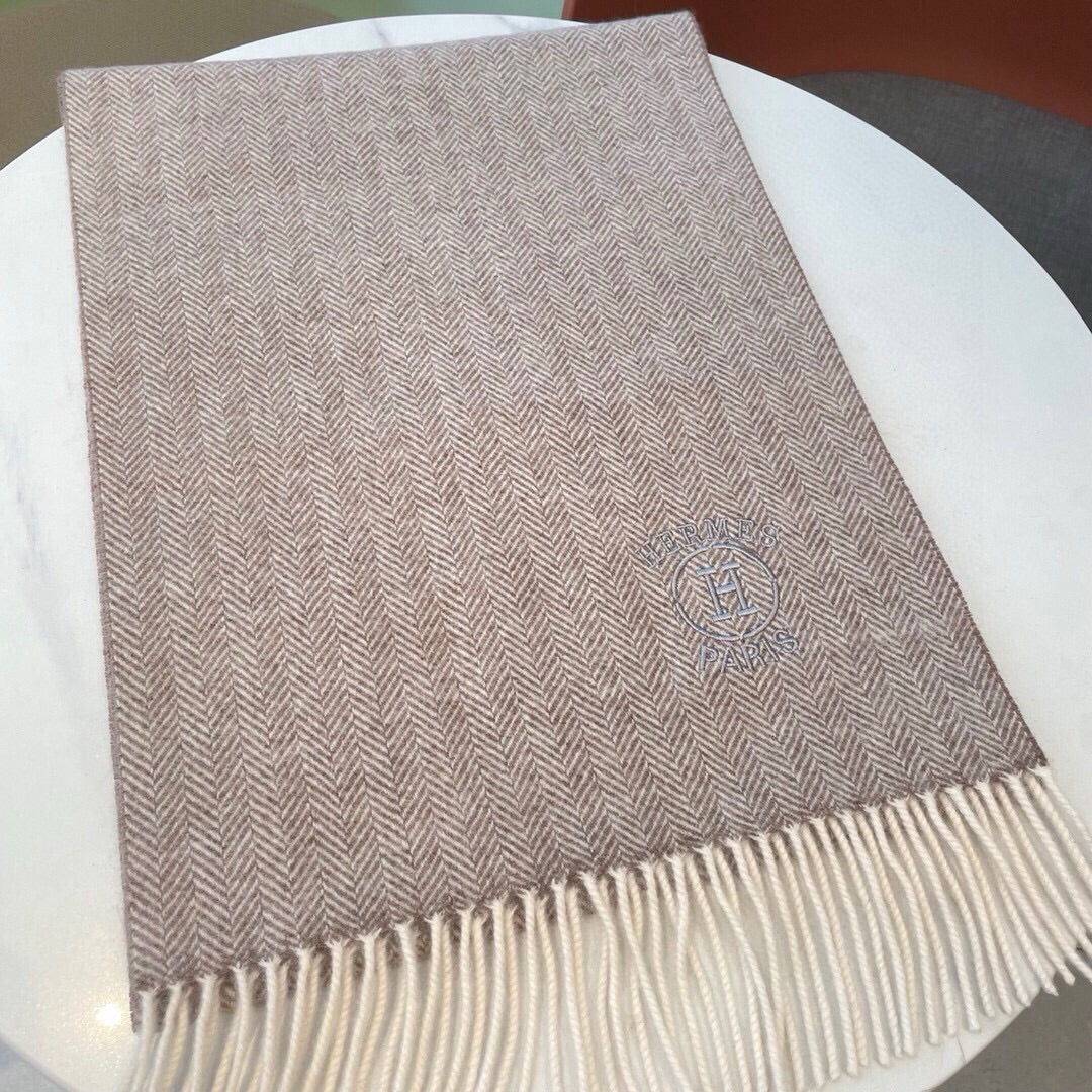 Scarf 180 CM Light Grey Cashmere 405125