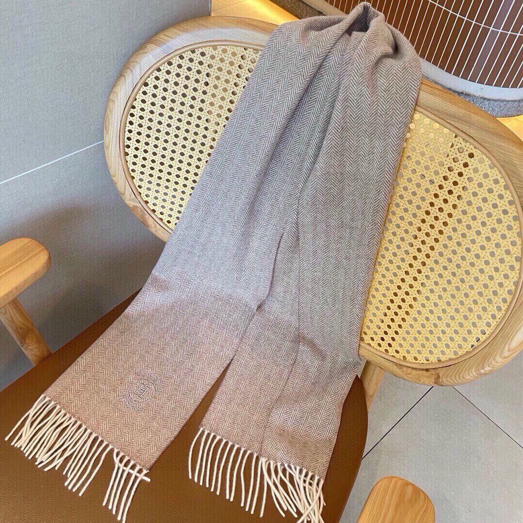 Scarf 180 CM Light Grey Cashmere 405125