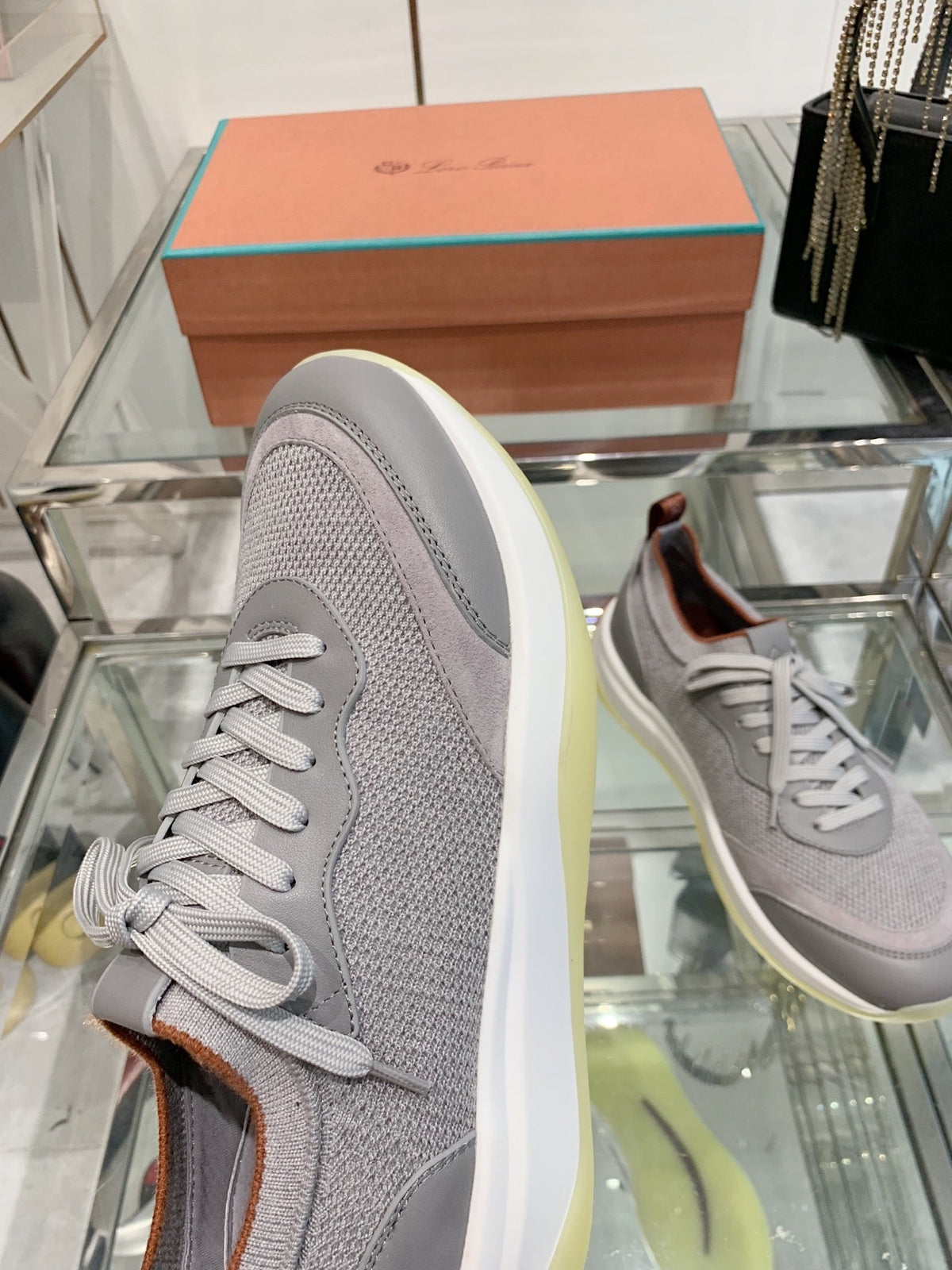 LP Flexy Walk Men's Sneaker Dark Gray Wool 307256