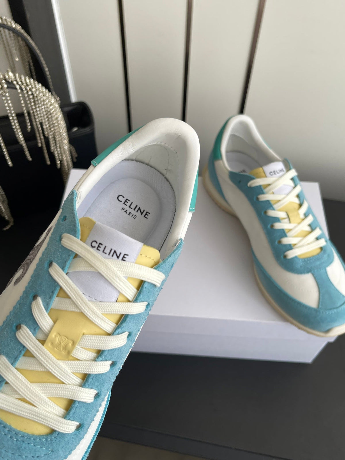 Celine 2026 Racer Sneaker Suede Mesh 847807