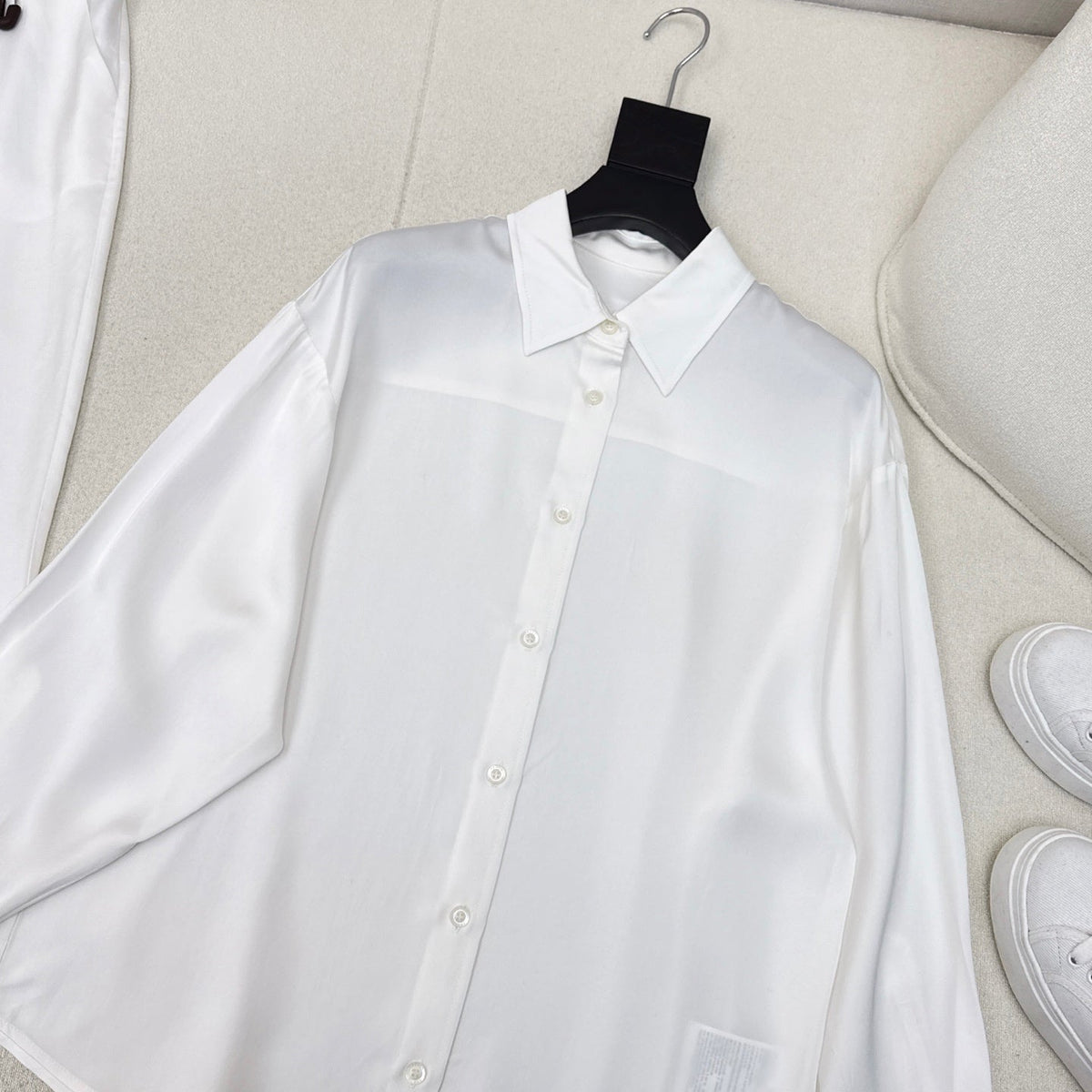 Prada 25 Shirt White Acetate 602439