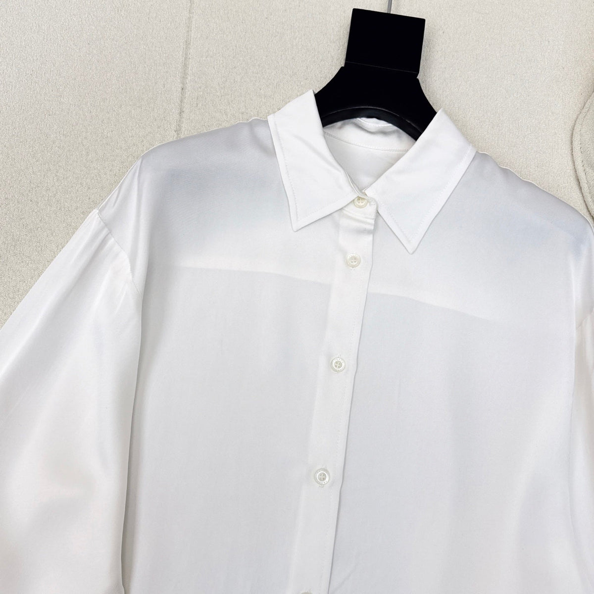 Prada 25 Shirt White Acetate 602439