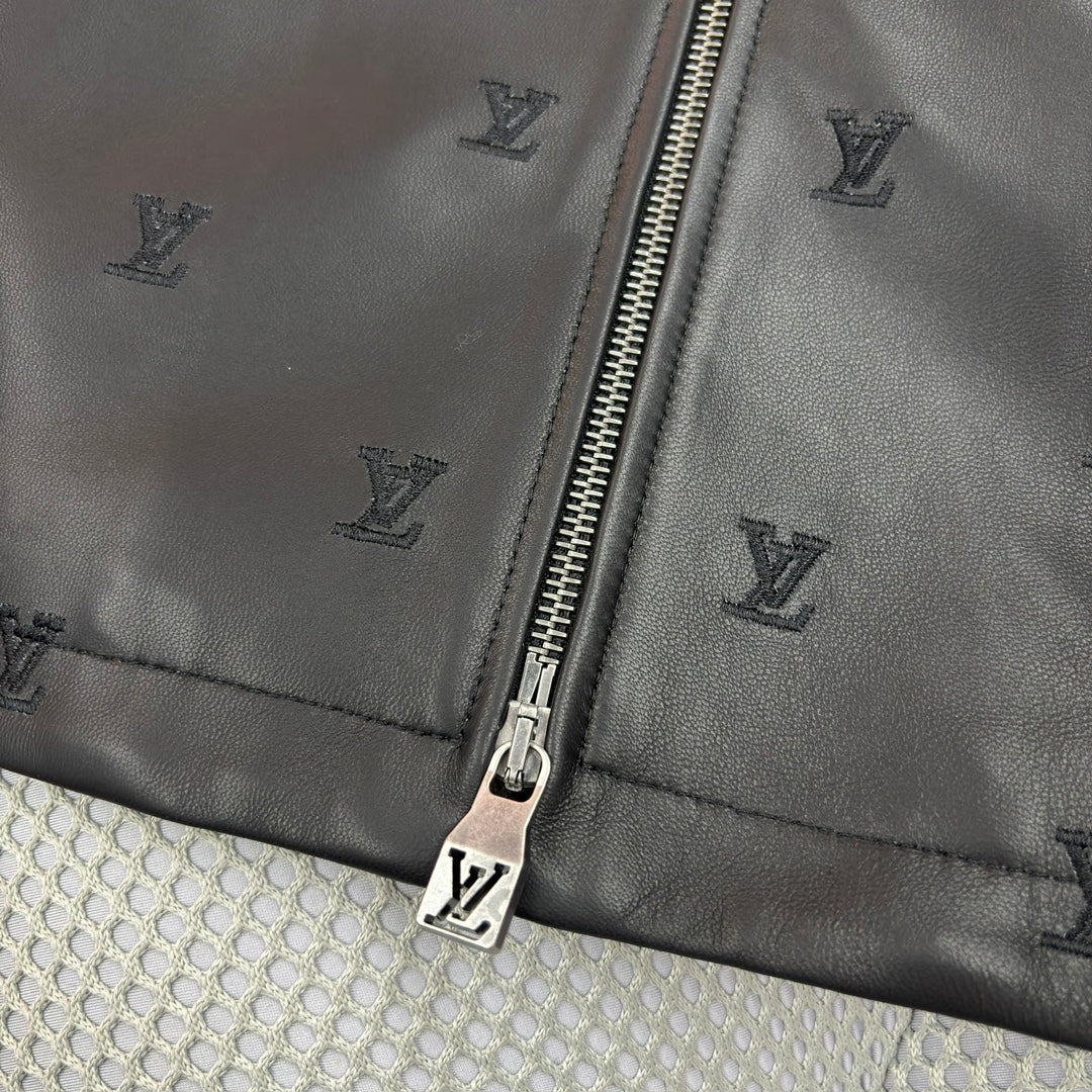 LV 25 Jacket Black Lambskin Silk 298825