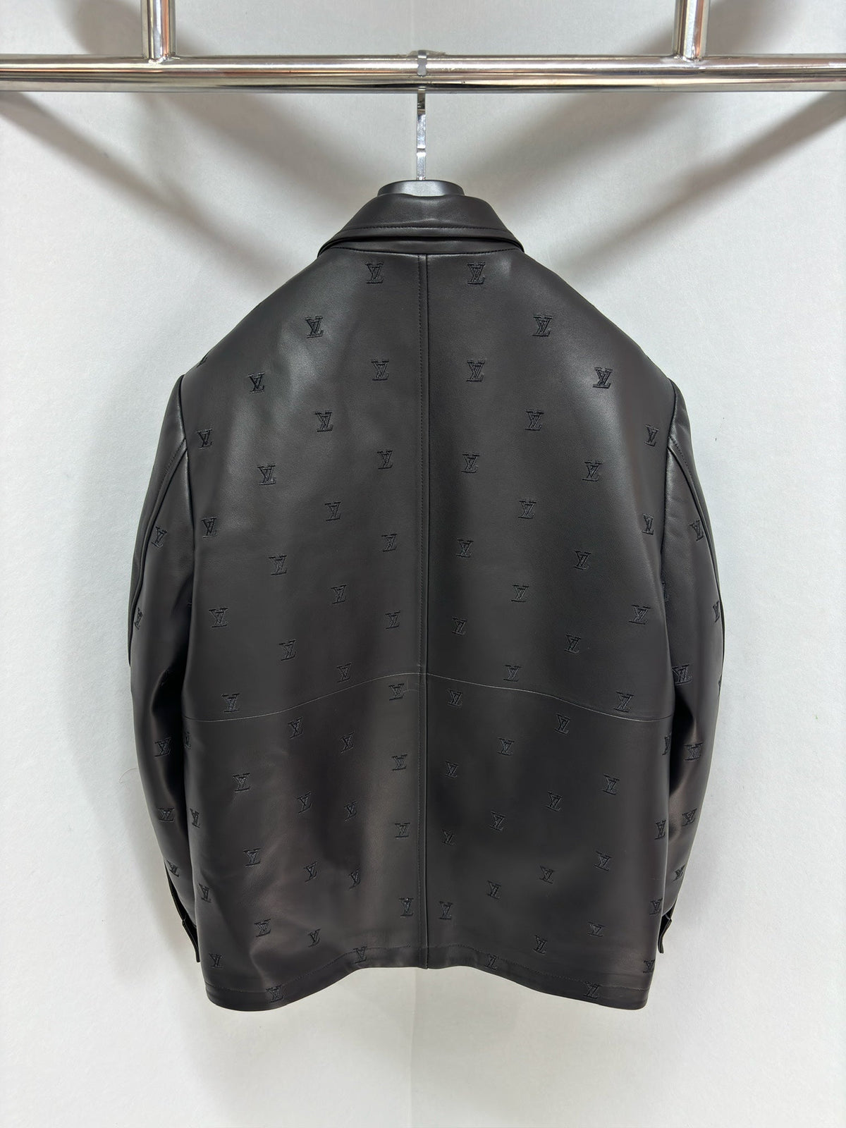LV 25 Jacket Black Lambskin Silk 298825