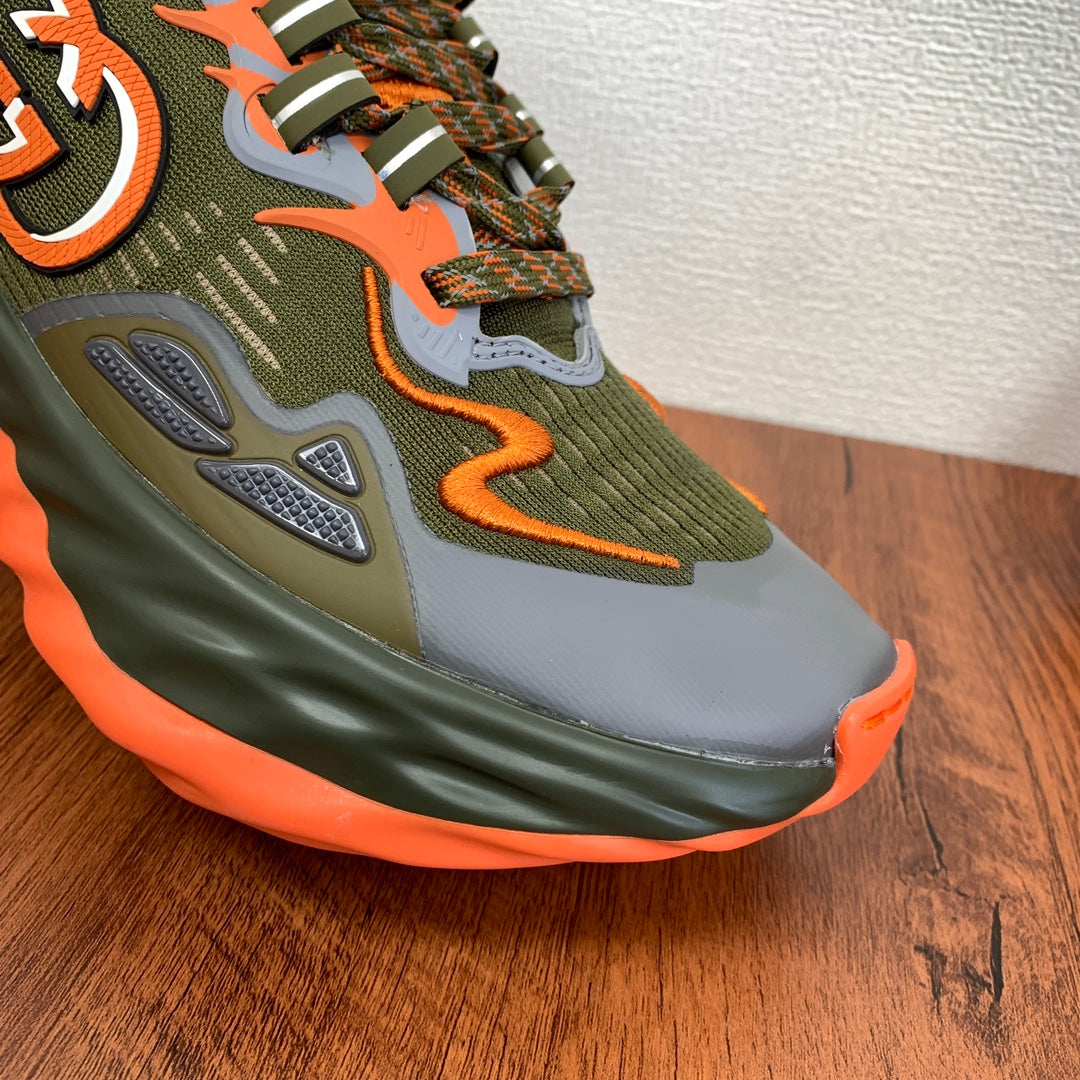 GG Men's Ripple Sneaker Green Mesh 536986