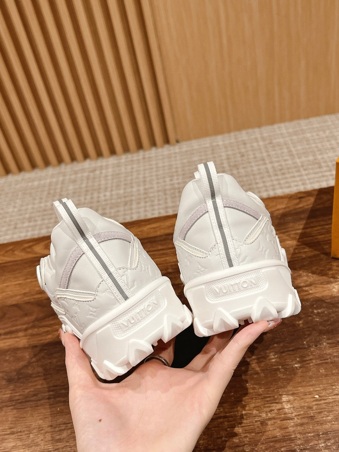 LV Rush Sneaker Black Mix Grey Cowhide