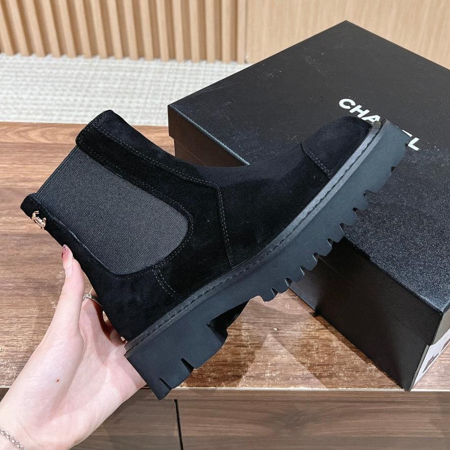 CC Chelsea Ankle Boots Black Suede 937075