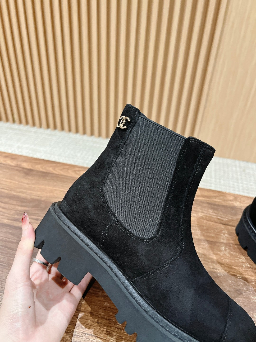 CC Chelsea Ankle Boots Black Suede 937075