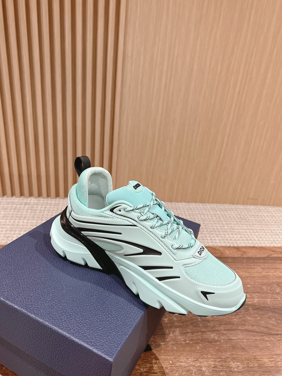 CD B44 Blade Sneaker 30mm Light Turquoise Mesh Fabric 101009