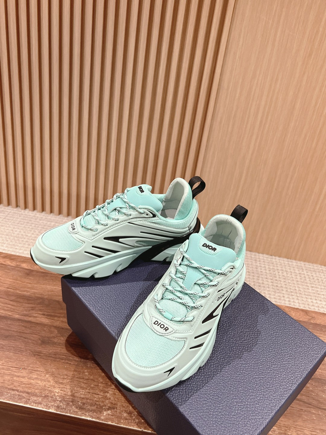 CD B44 Blade Sneaker 30mm Light Turquoise Mesh Fabric 101009