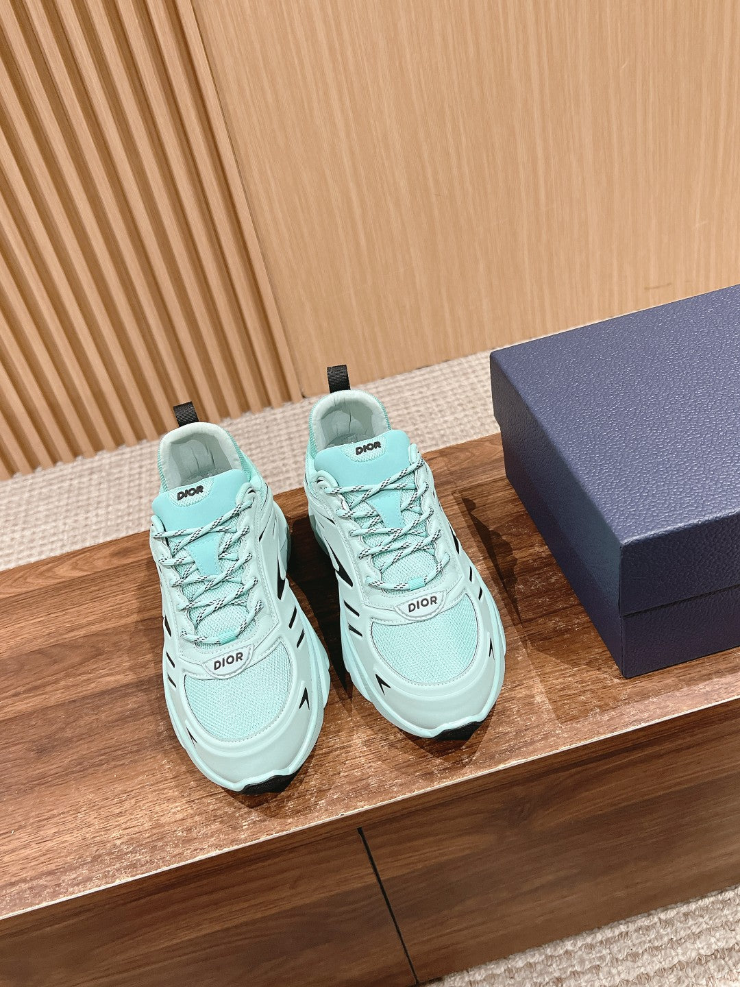 CD B44 Blade Sneaker 30mm Light Turquoise Mesh Fabric 101009