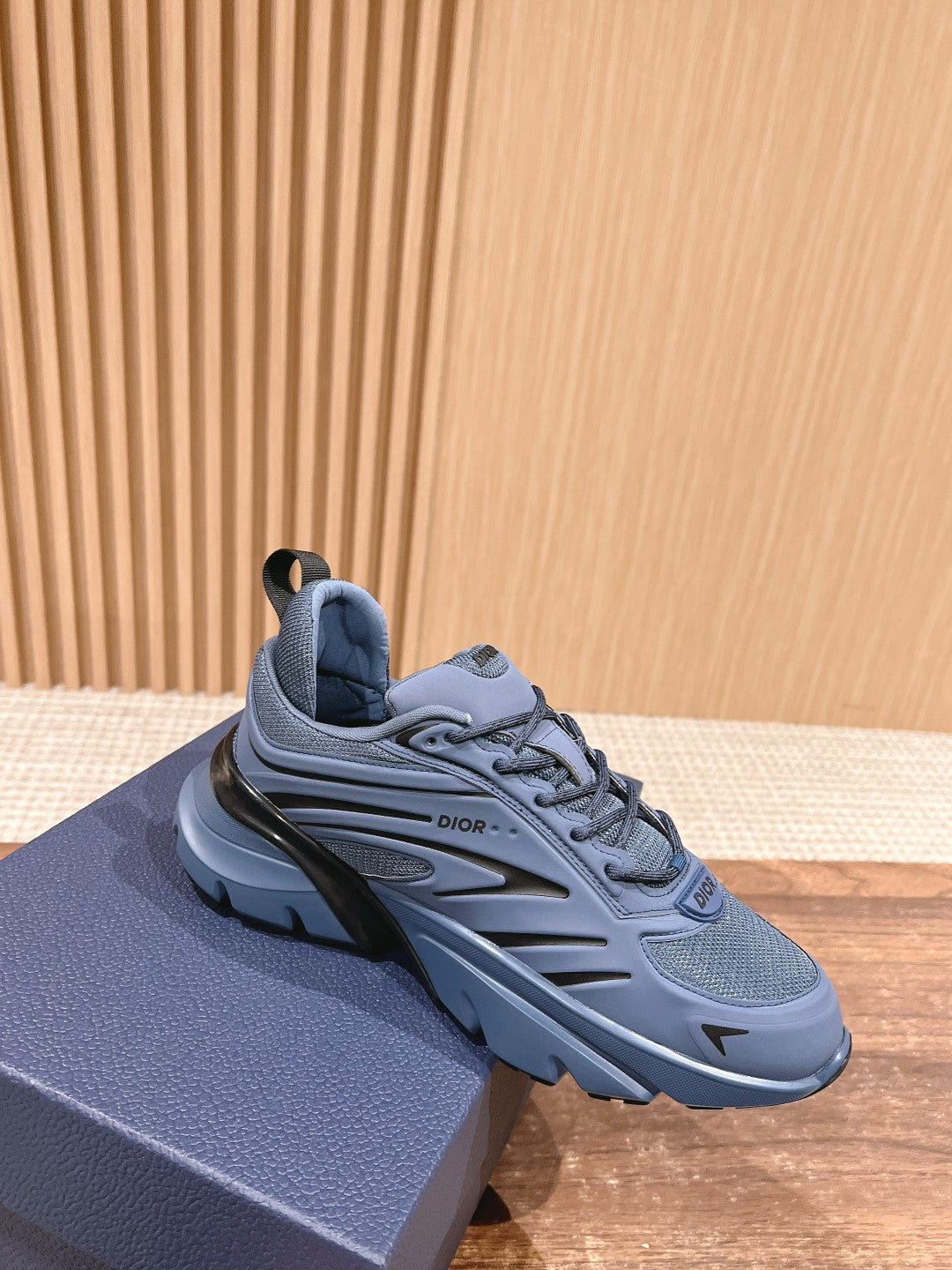 CD B44 Blade Sneaker 30mm Navy Blue Mesh Fabric 101010