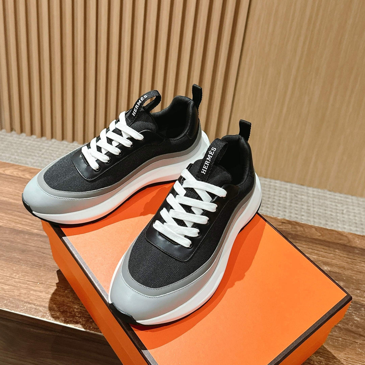 HM Gramme Sneaker Black Mesh 317600