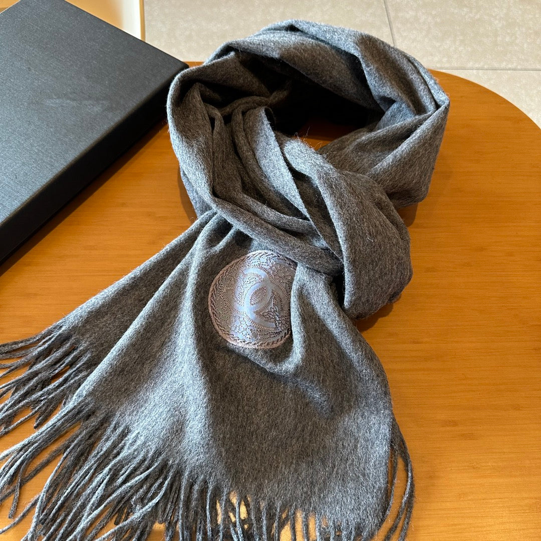 CC Scarf 200 CM In Grey Cashmere 413650