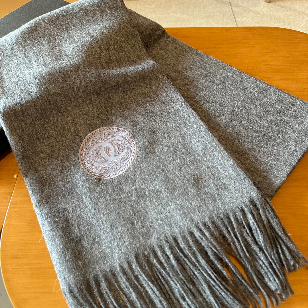 CC Scarf 200 CM In Grey Cashmere 413650