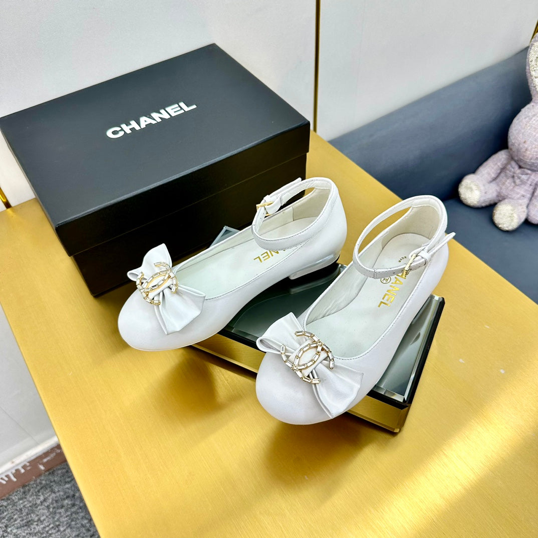 CC 25s Ballet Flats Gray Light Suede 297808