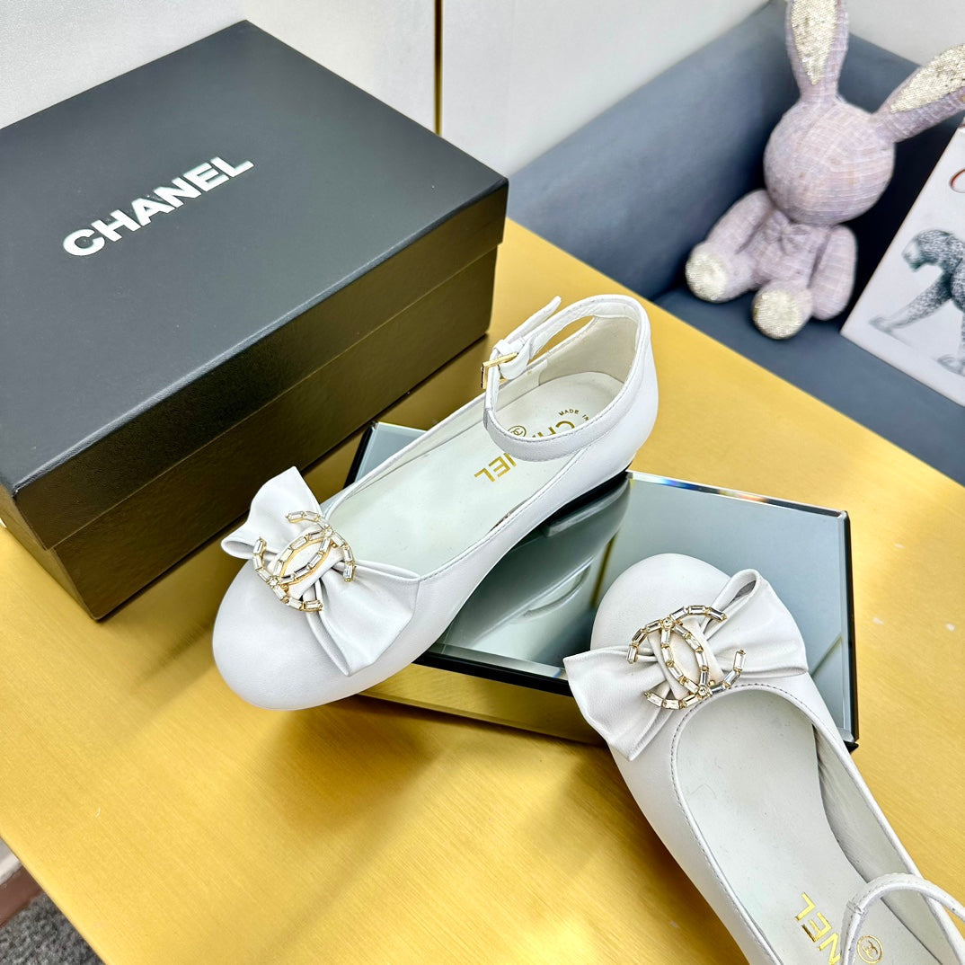 CC 25s Ballet Flats Gray Light Suede 297808