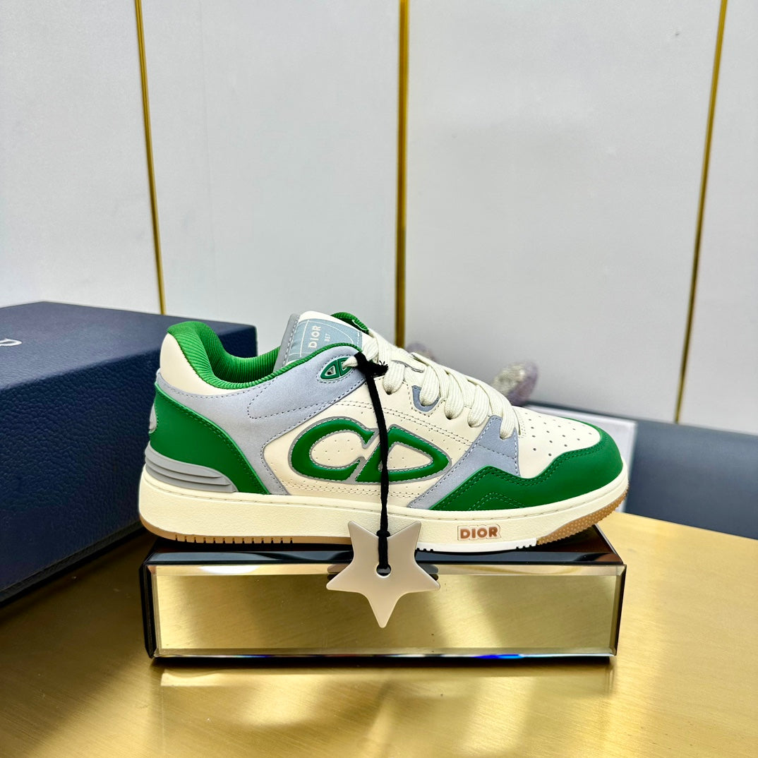 CD B57 Low-Top Sneaker In Green Calfskin 993832