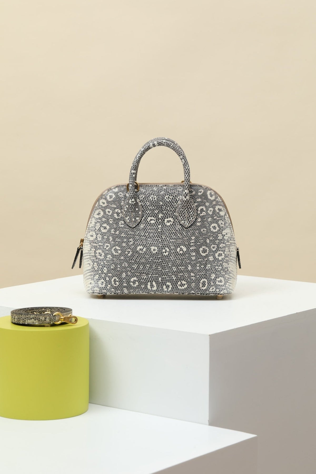 High-end Hermes 2026 Mini Bolide Bag 18cm Lizard Skin
